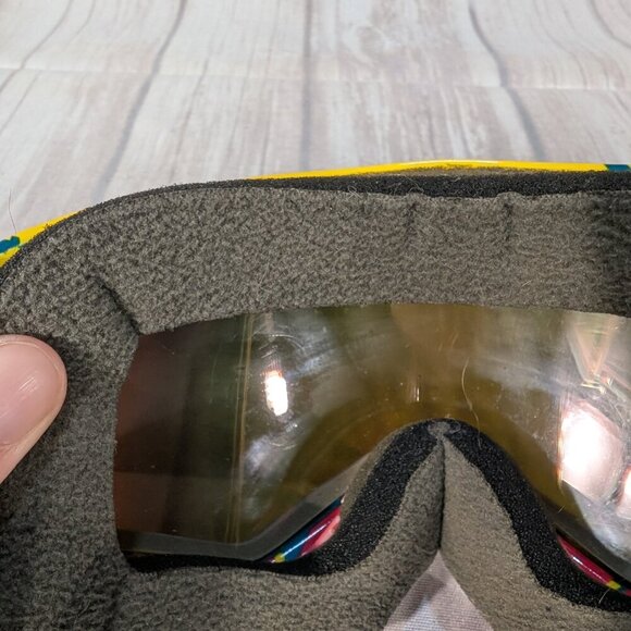 Oakley Fire Ski Snowboard Iridium HDO Mirror Lenses Splice Goggles Kaleidoscope - Picture 6 of 8